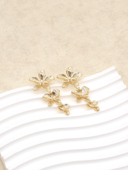 Cascading Flower Dangle Earrings