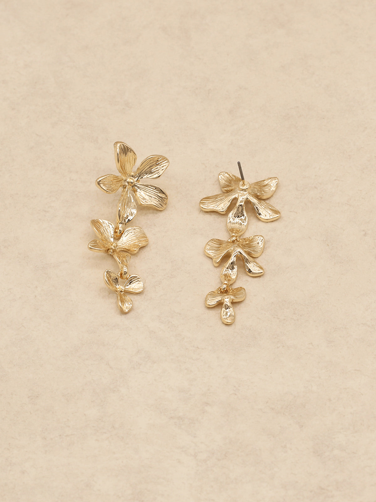Cascading Flower Dangle Earrings