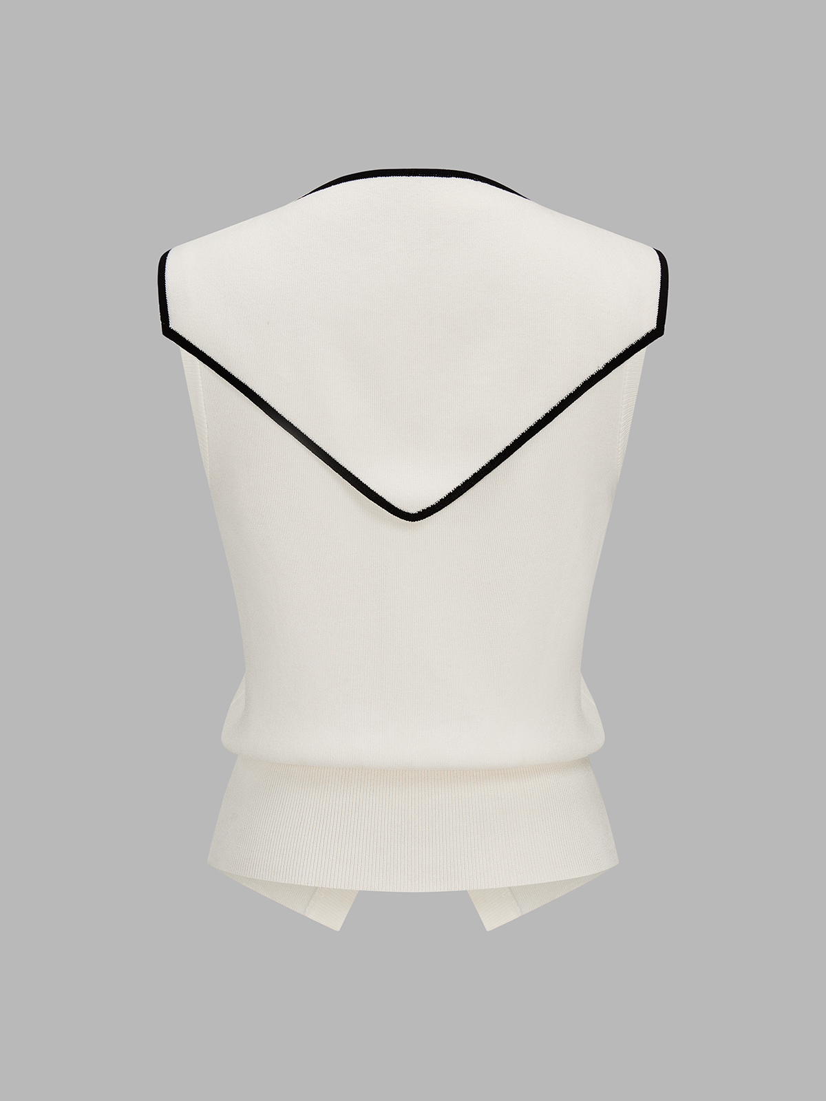 Removable Sailor Collar Knit Vest