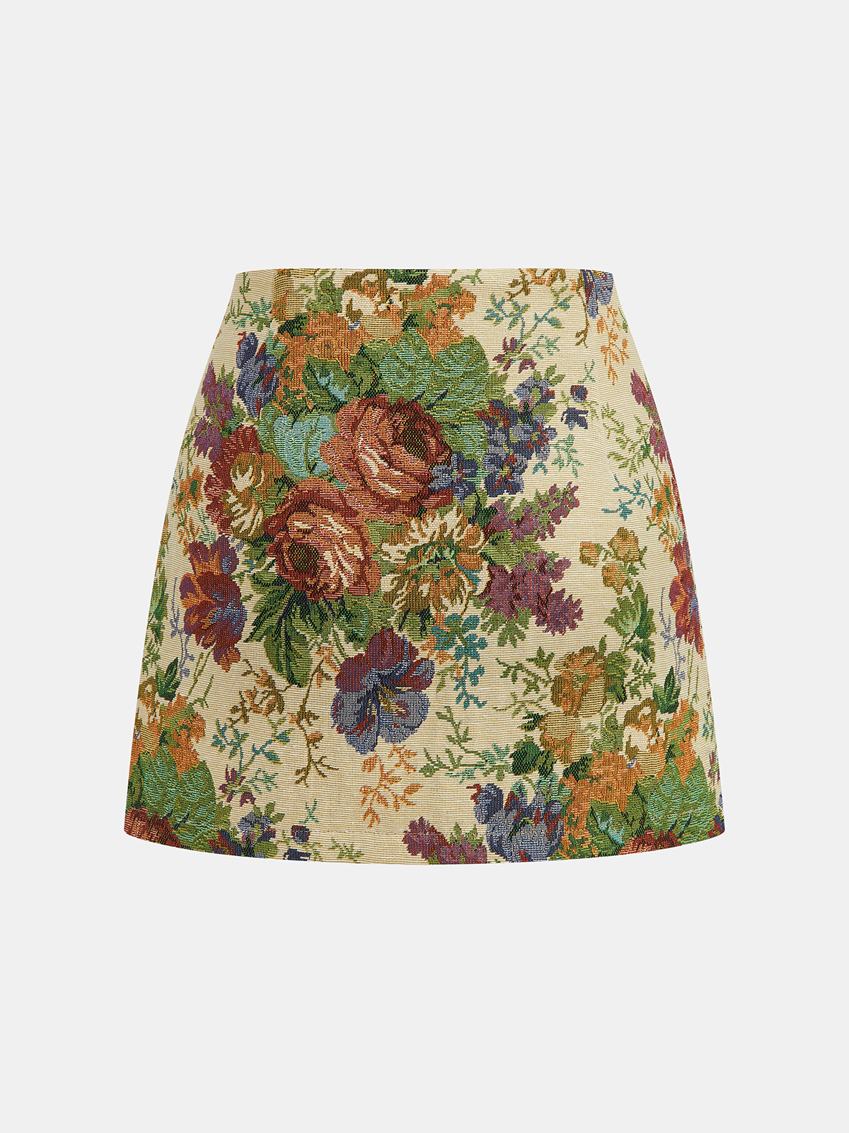 Floral Printed Corset & Mini Skirt Set