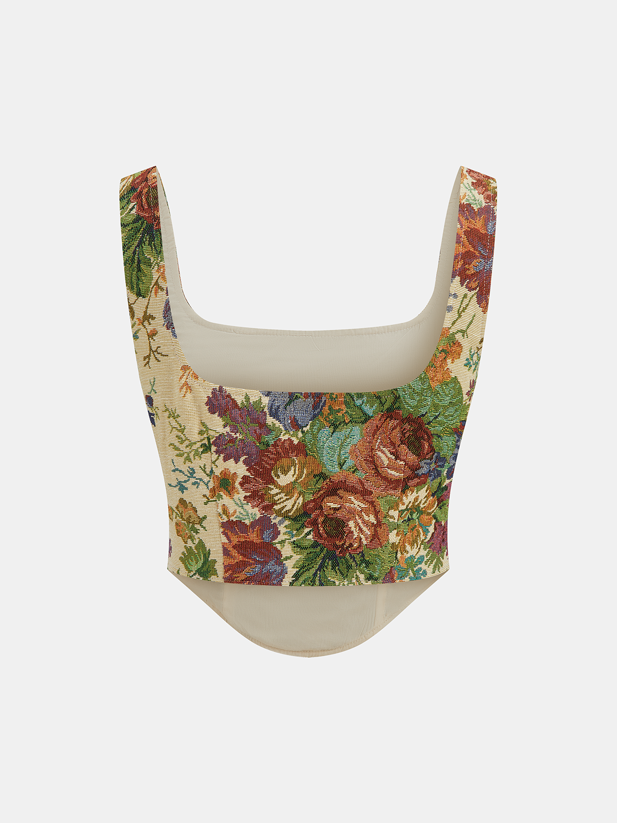 Floral Printed Corset & Mini Skirt Set