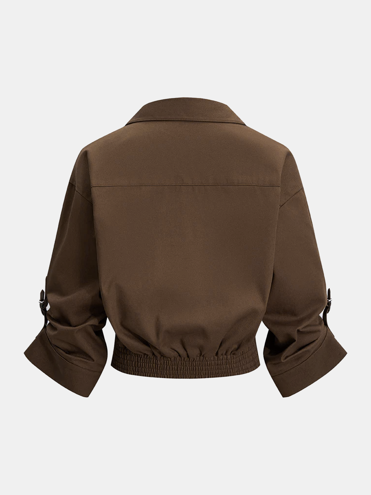 Cropped Collar Buttoned Shirts