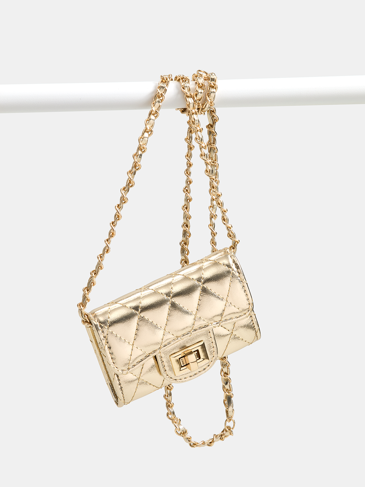 Quilted Mini Chain Crossbody Bag