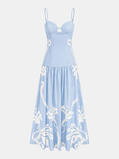 Printed Cami Maxi Dress