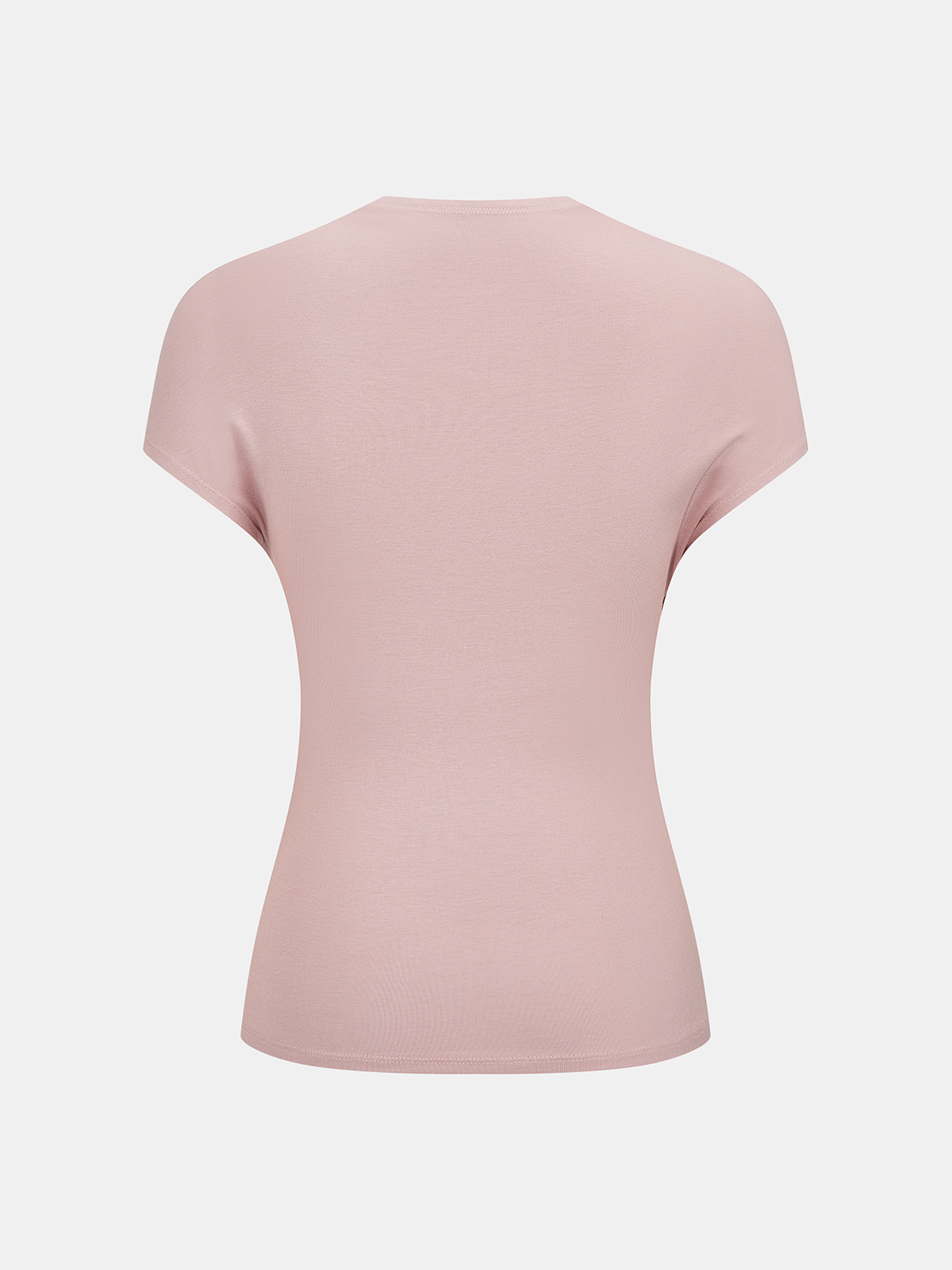 Wrap-Front Ruched Short Sleeve Top
