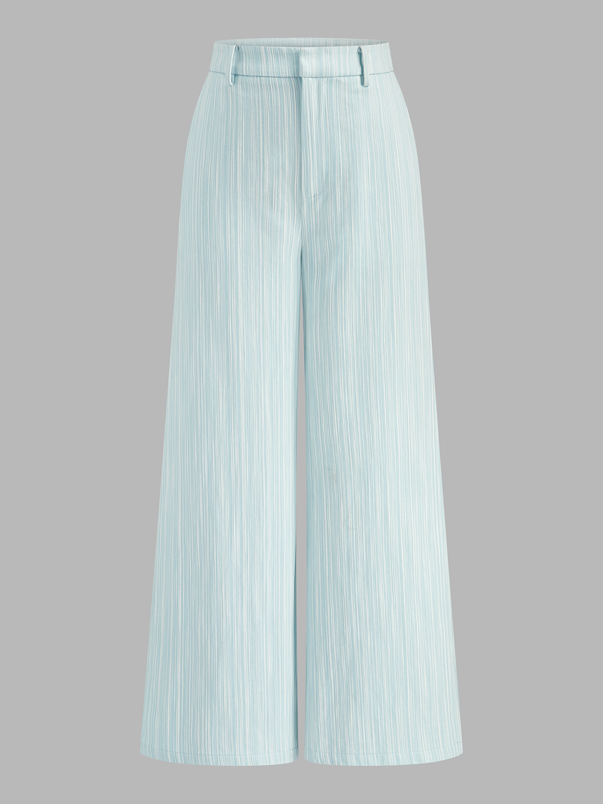 Bow-Back Top & Pinstripe Pants Set