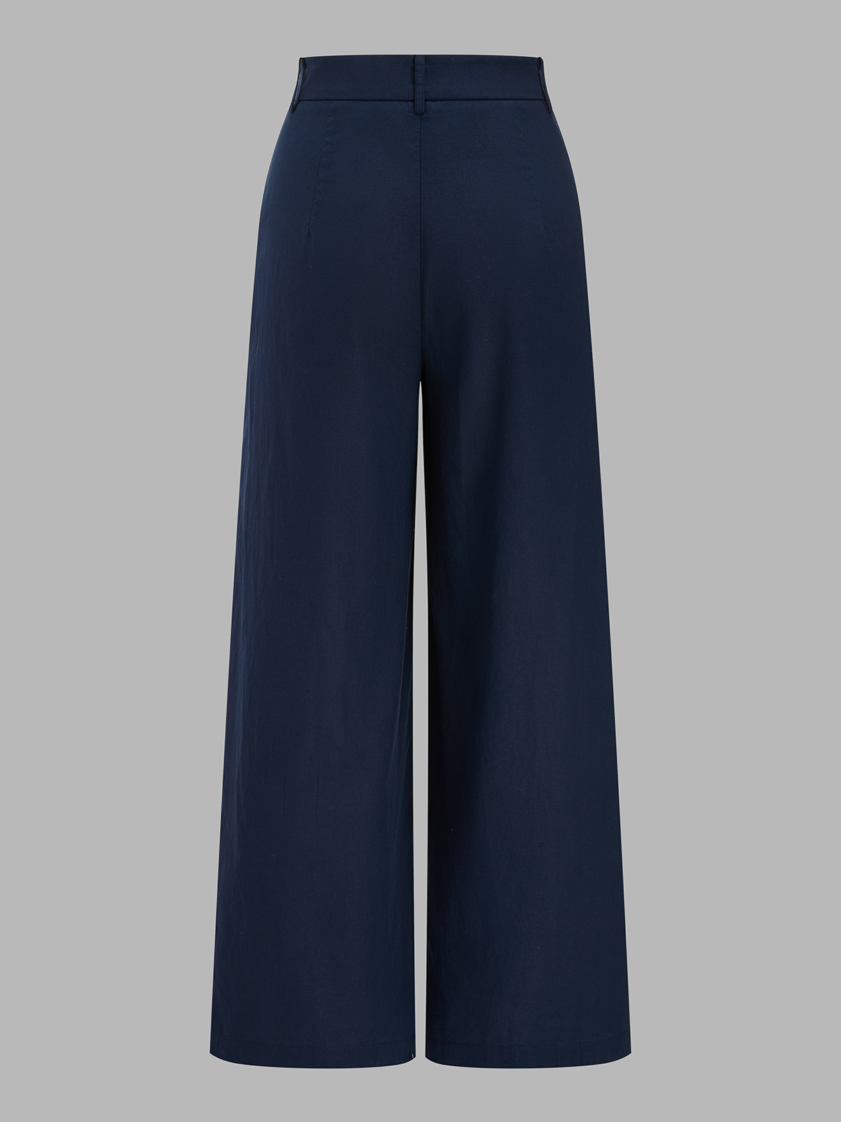 Cotton Linen Belted Strapless Top & Pants Set