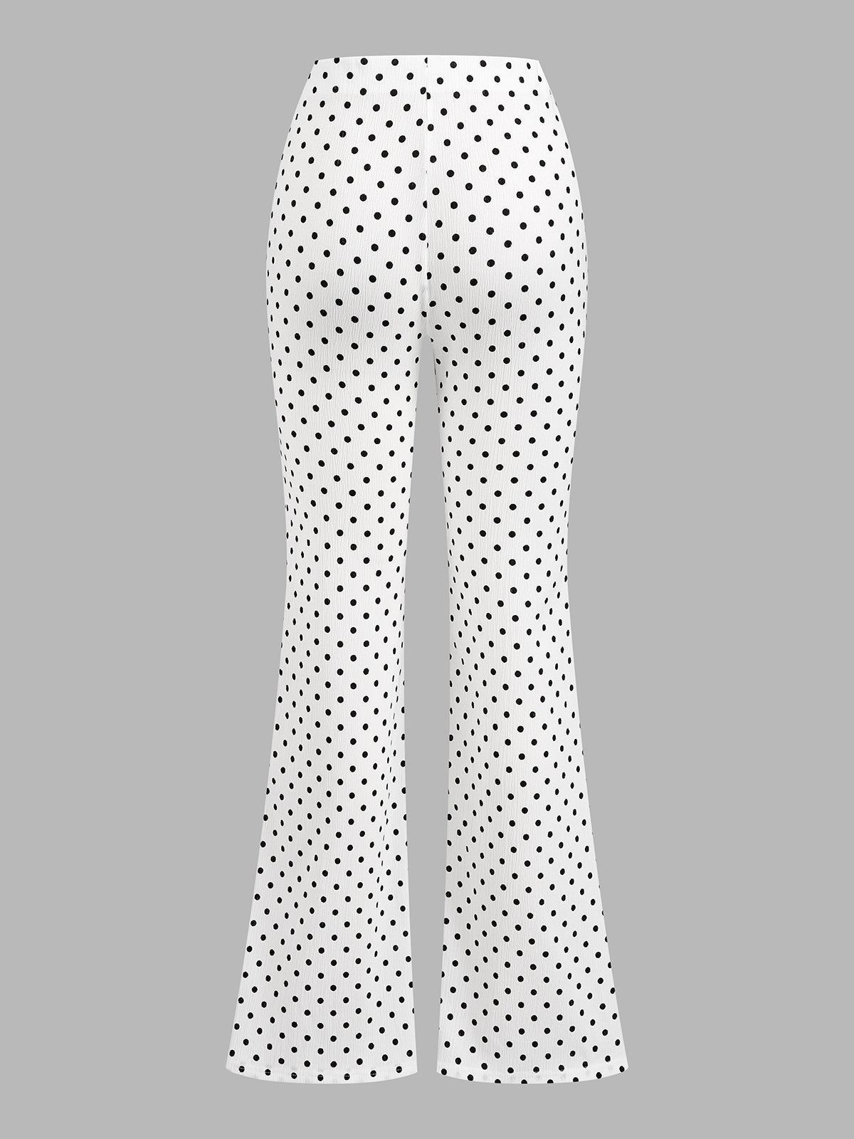 Polka Dot Halter Top & Flare Pants Set