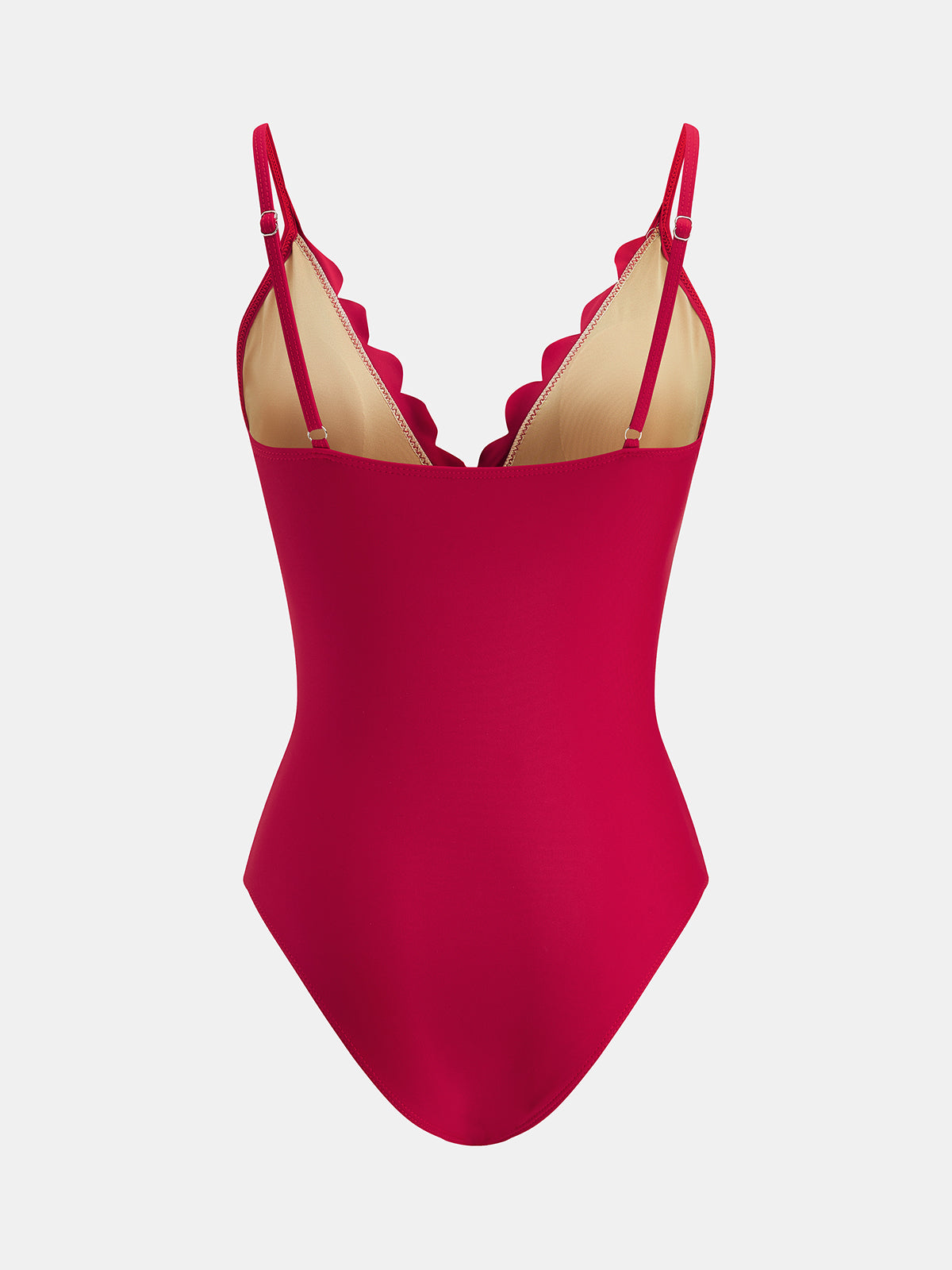 Laser-Cut One-Piece Swimwear & Skirt Set
