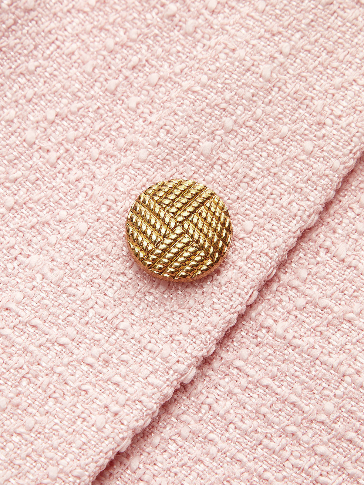Tweed Sleeveless Pleated Mini Dress