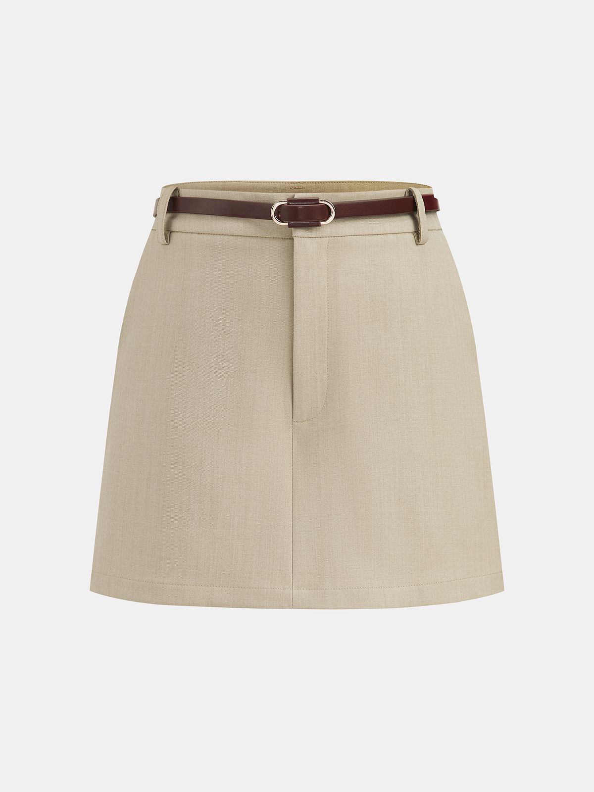 Backless Crop Vest & Belted Skort Set