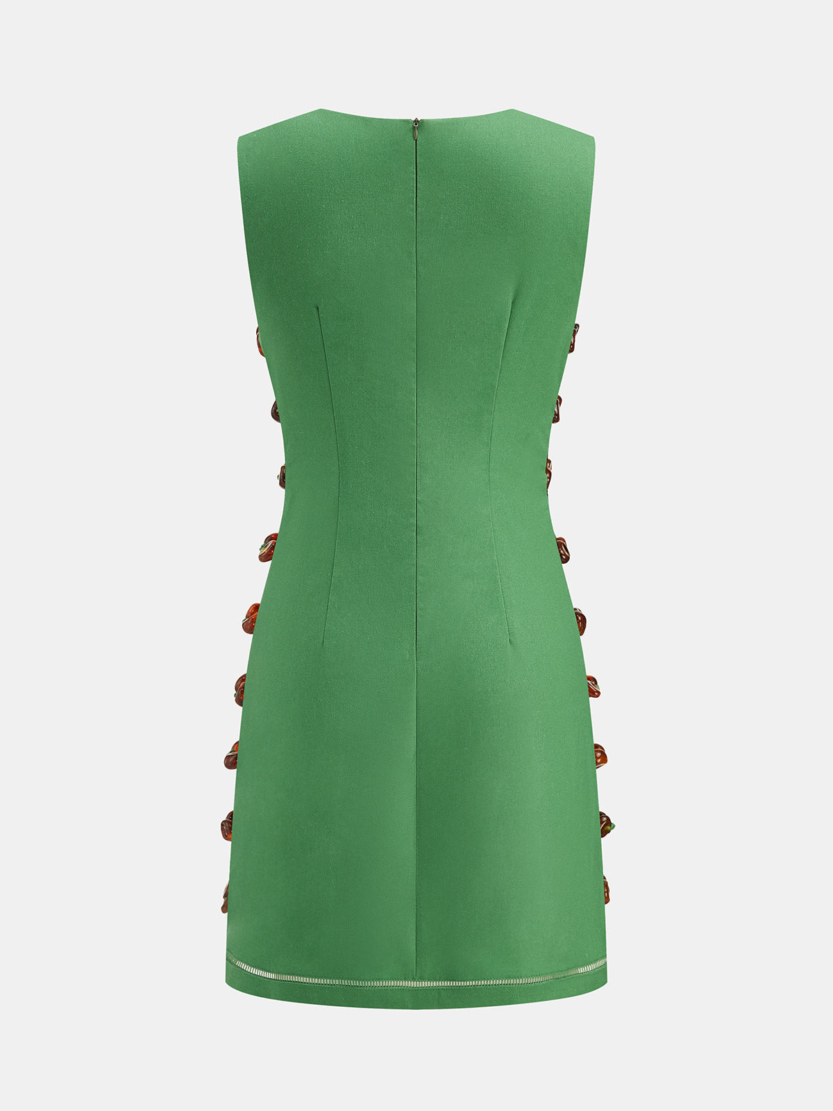 Amber Detail Cut-Out Mini Dress