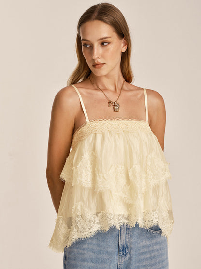 Lace Layered Cami Top