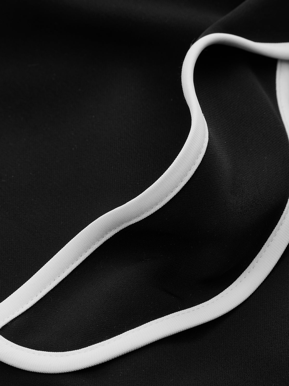 Mock Neck Tie Belt Mini Dress