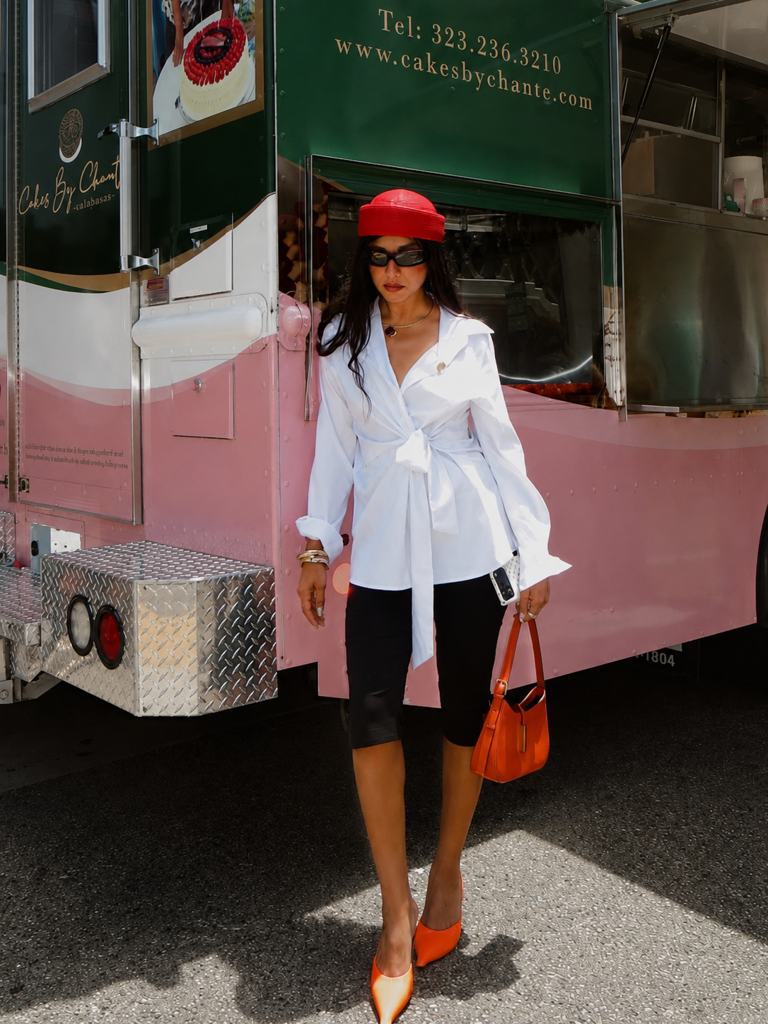 Semi-Sheer Button Down Tied Long Shirt