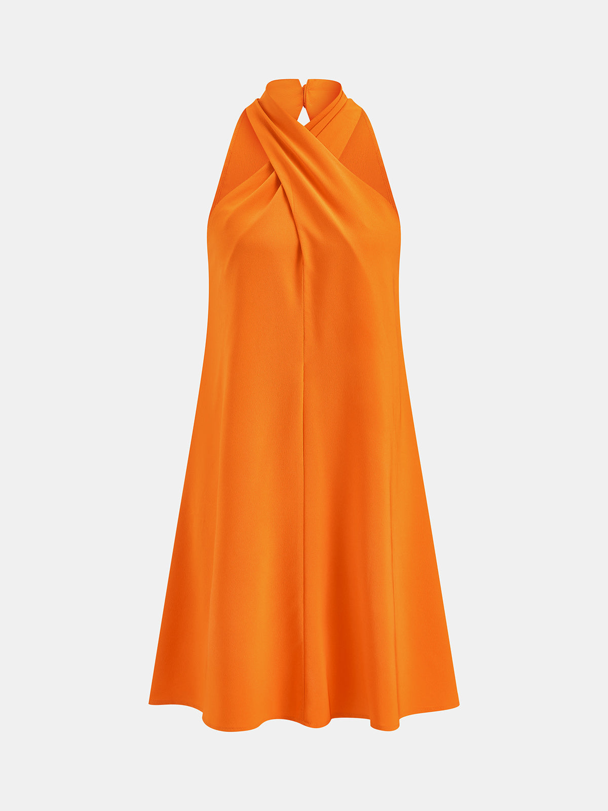 Cross Neck Loose Flowy Vacation Dress