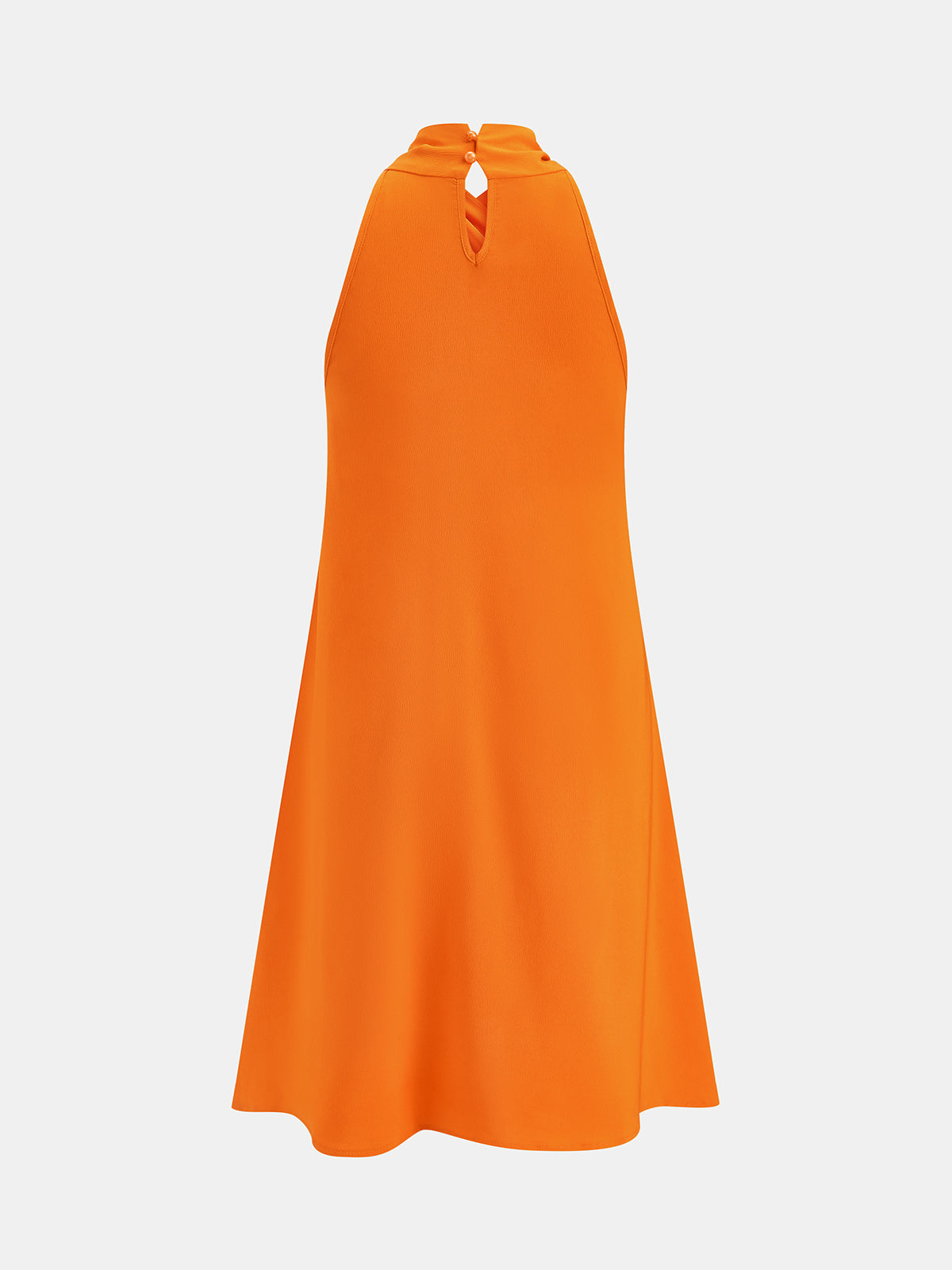 Cross Neck Loose Flowy Vacation Dress