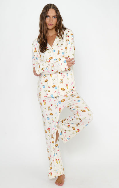Classic PJ Set ~ Sundays in Paris Jersey