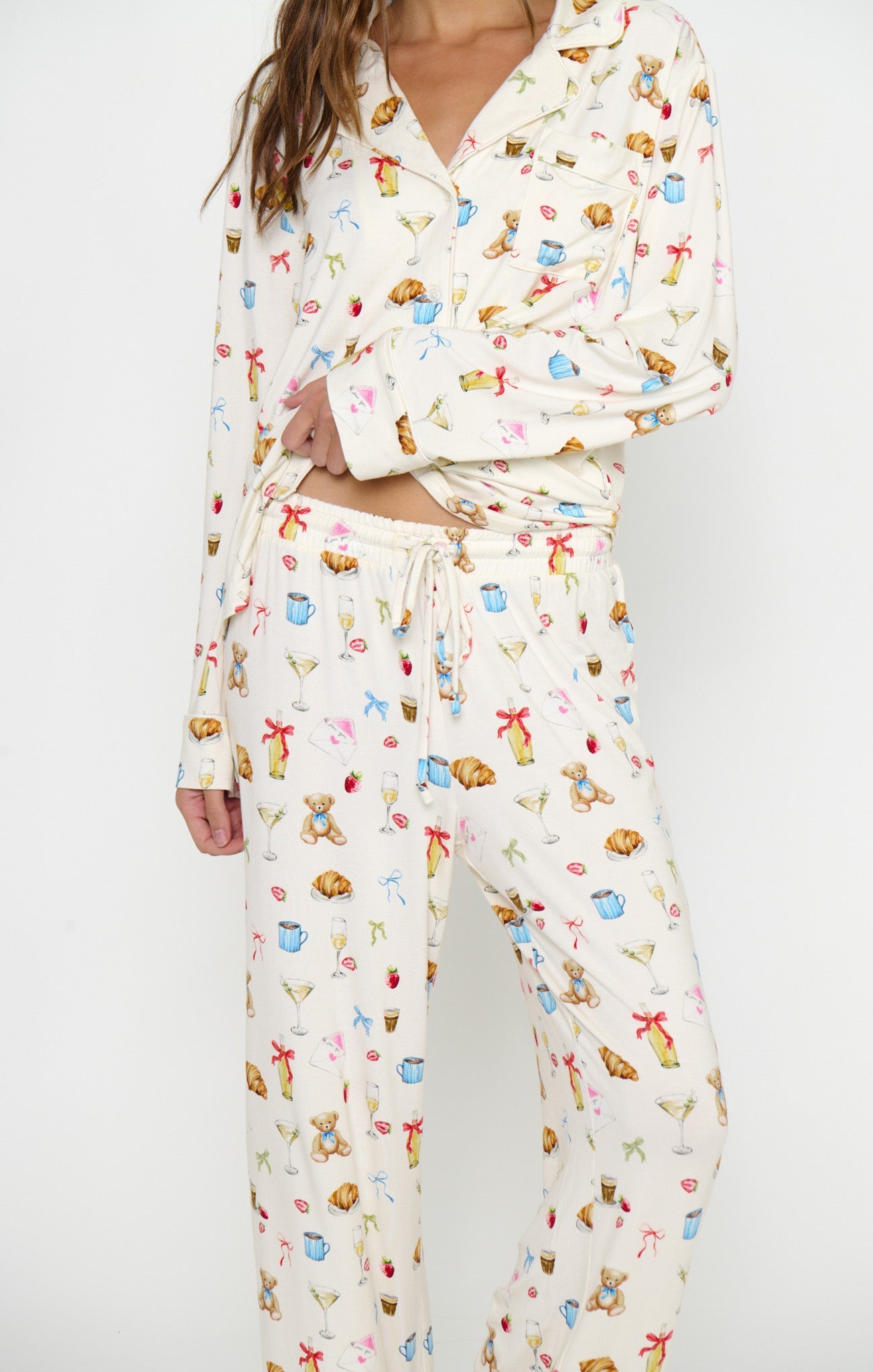 Classic PJ Set ~ Sundays in Paris Jersey