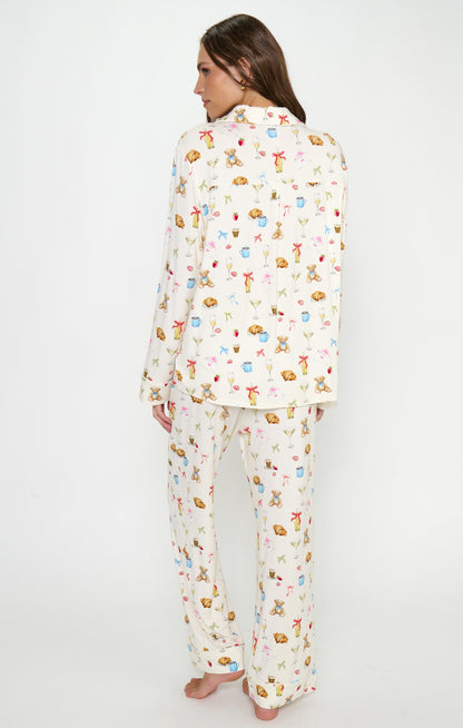 Classic PJ Set ~ Sundays in Paris Jersey