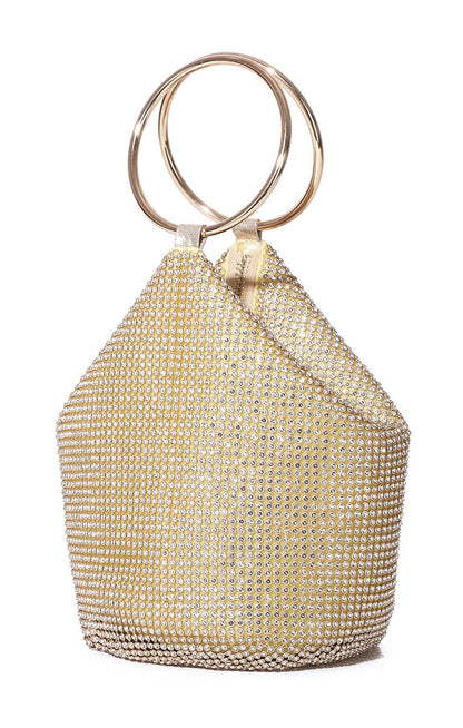 Celeste Crystal Bag ~ Gold