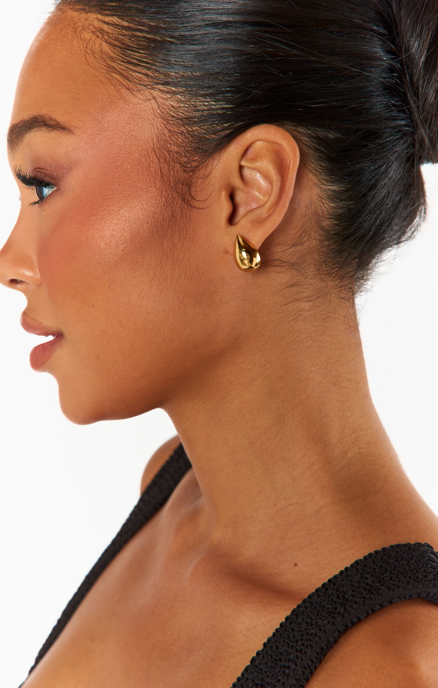 Faithy Jewels Mini Teardrop Earring ~ Gold