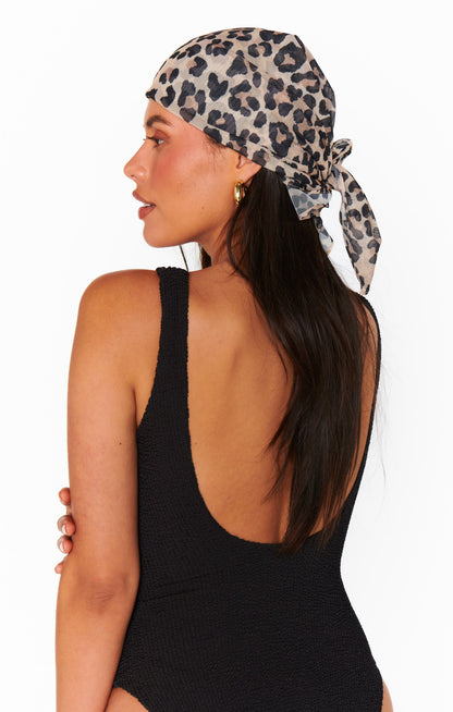 Jayde Scarf ~ Cheetah Mesh