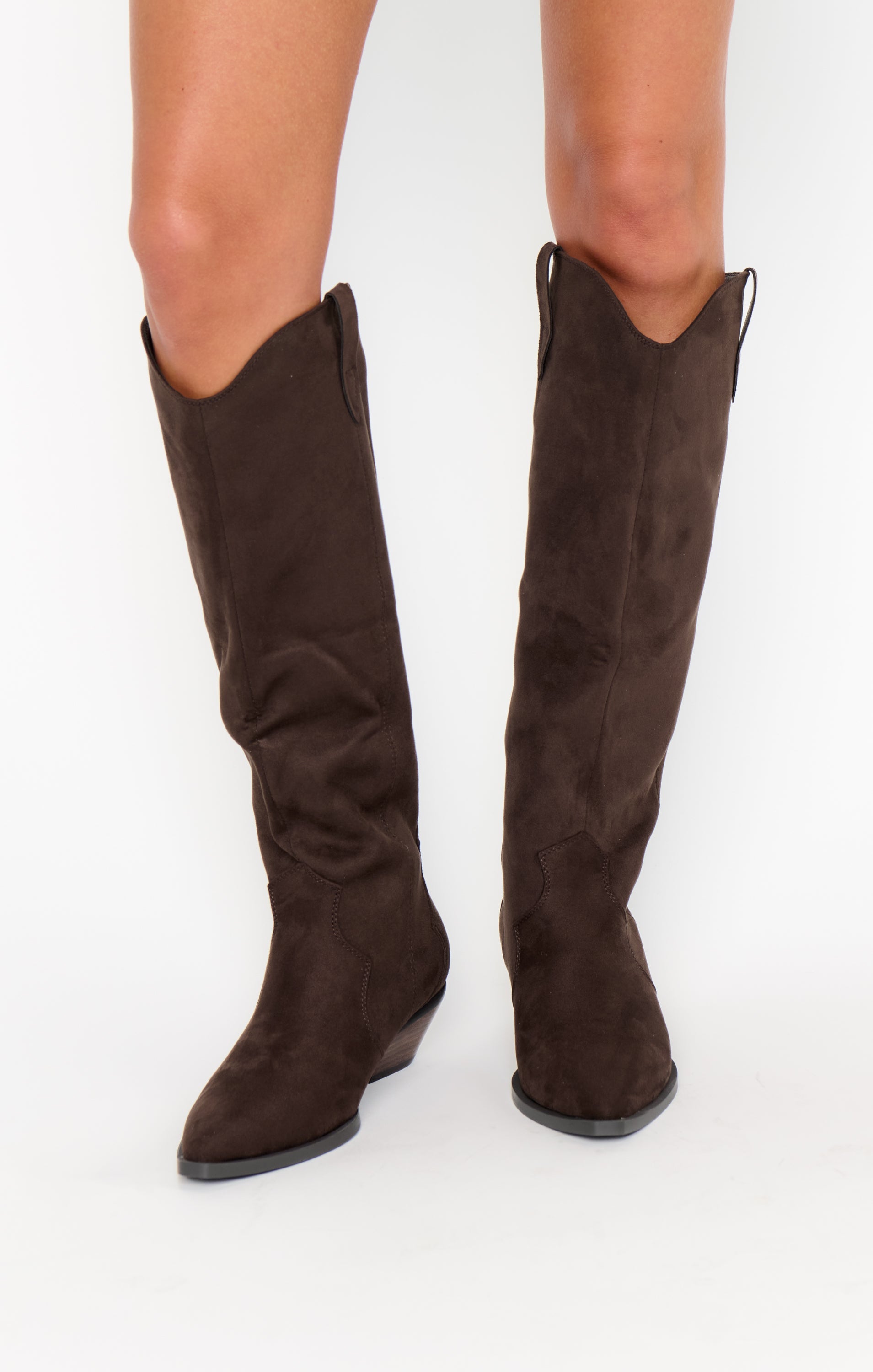 Billini Helix Boot ~ Dark Cacao Suede