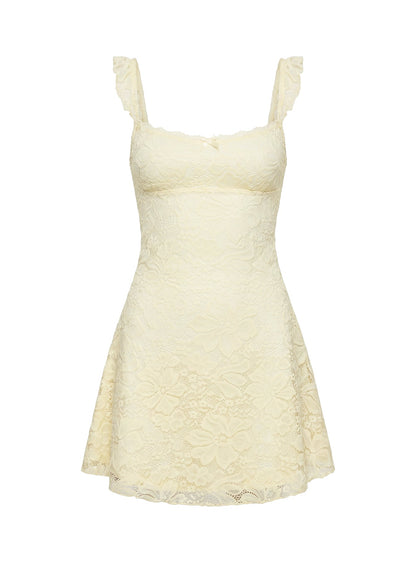 Beacall Mini Dress Lemon