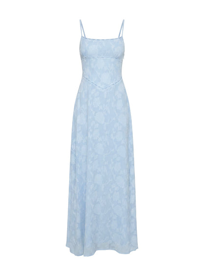 South Of France Maxi Dress Blue