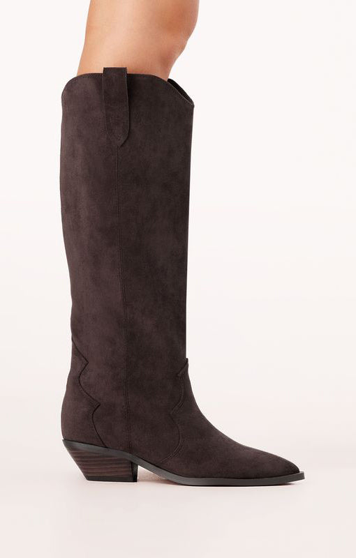 Billini Helix Boot ~ Dark Cacao Suede
