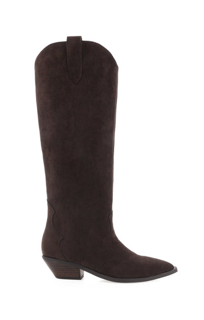 Billini Helix Boot ~ Dark Cacao Suede