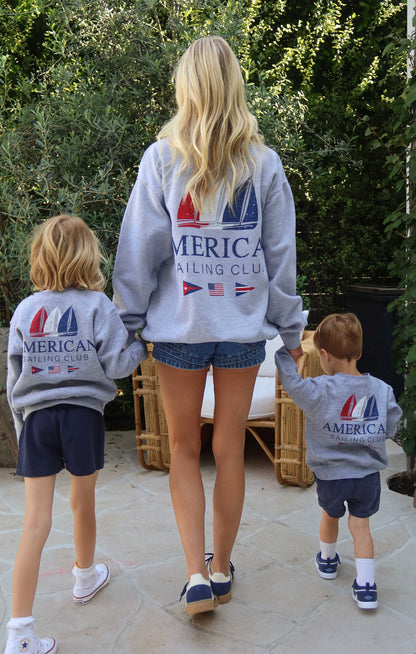 Davis Sweatshirt ~ Sailing Club Graphic