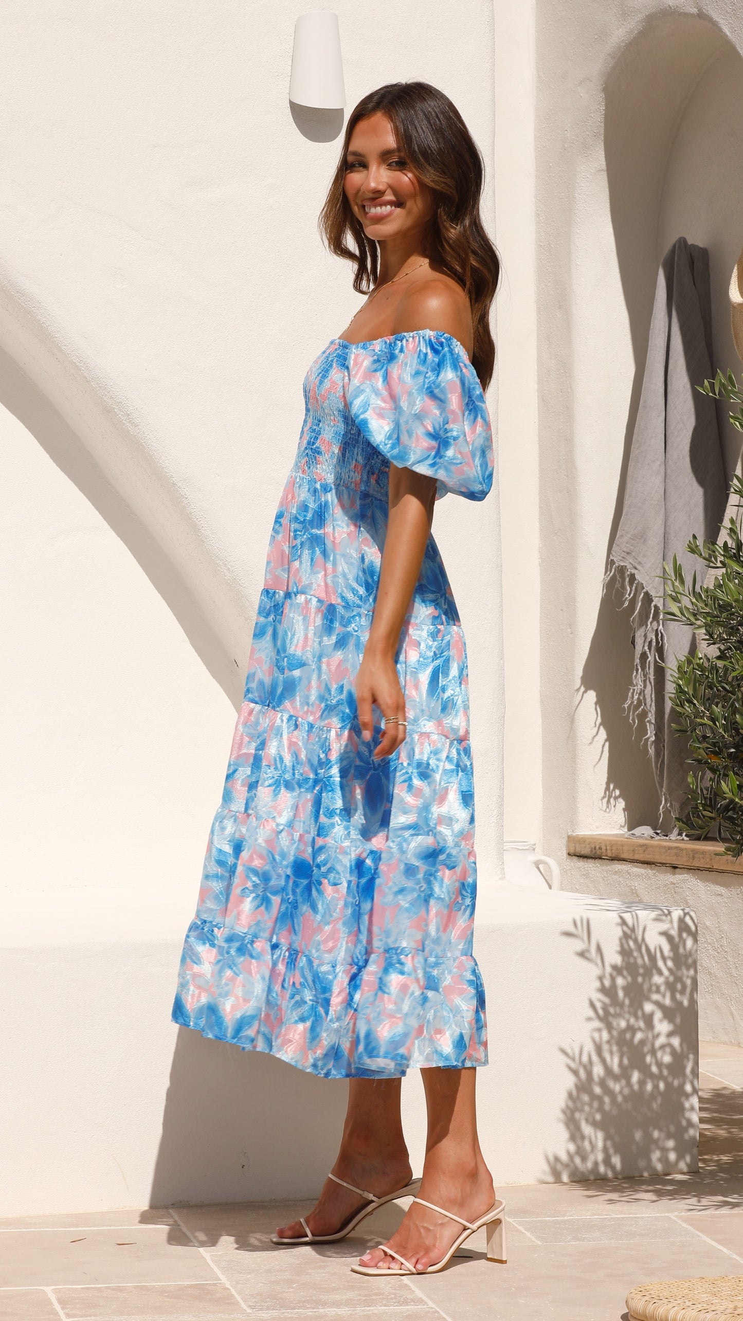 Silica Maxi Dress - Blue