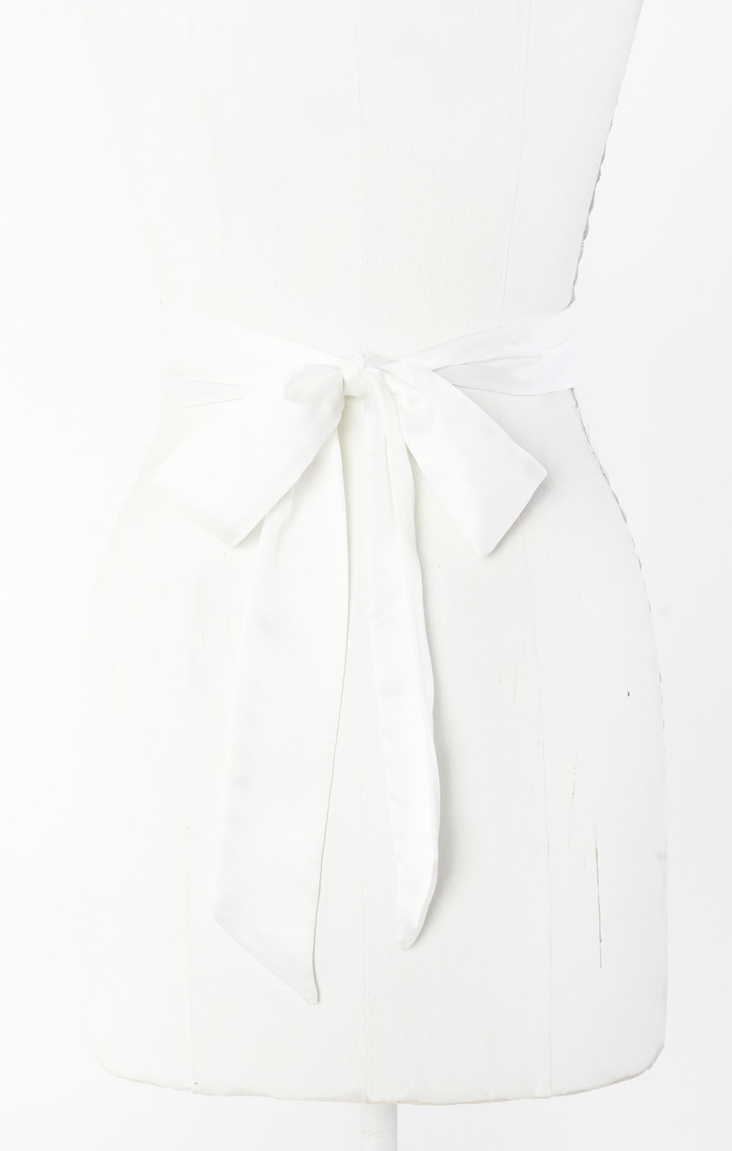 Bridesmaid Sash ~ Ivory Luxe Satin