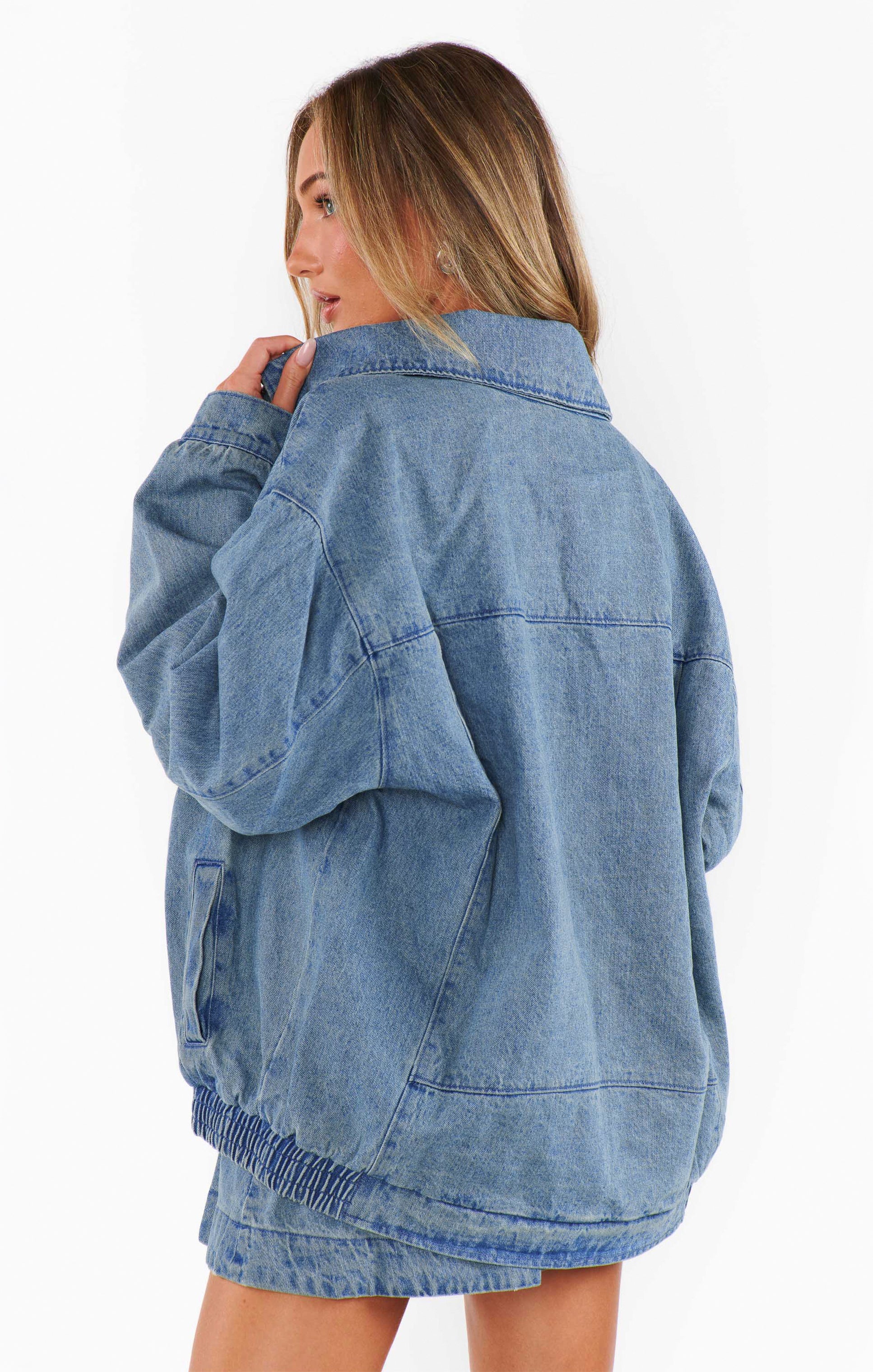 Carter Bomber Jacket ~ Ozone Indigo
