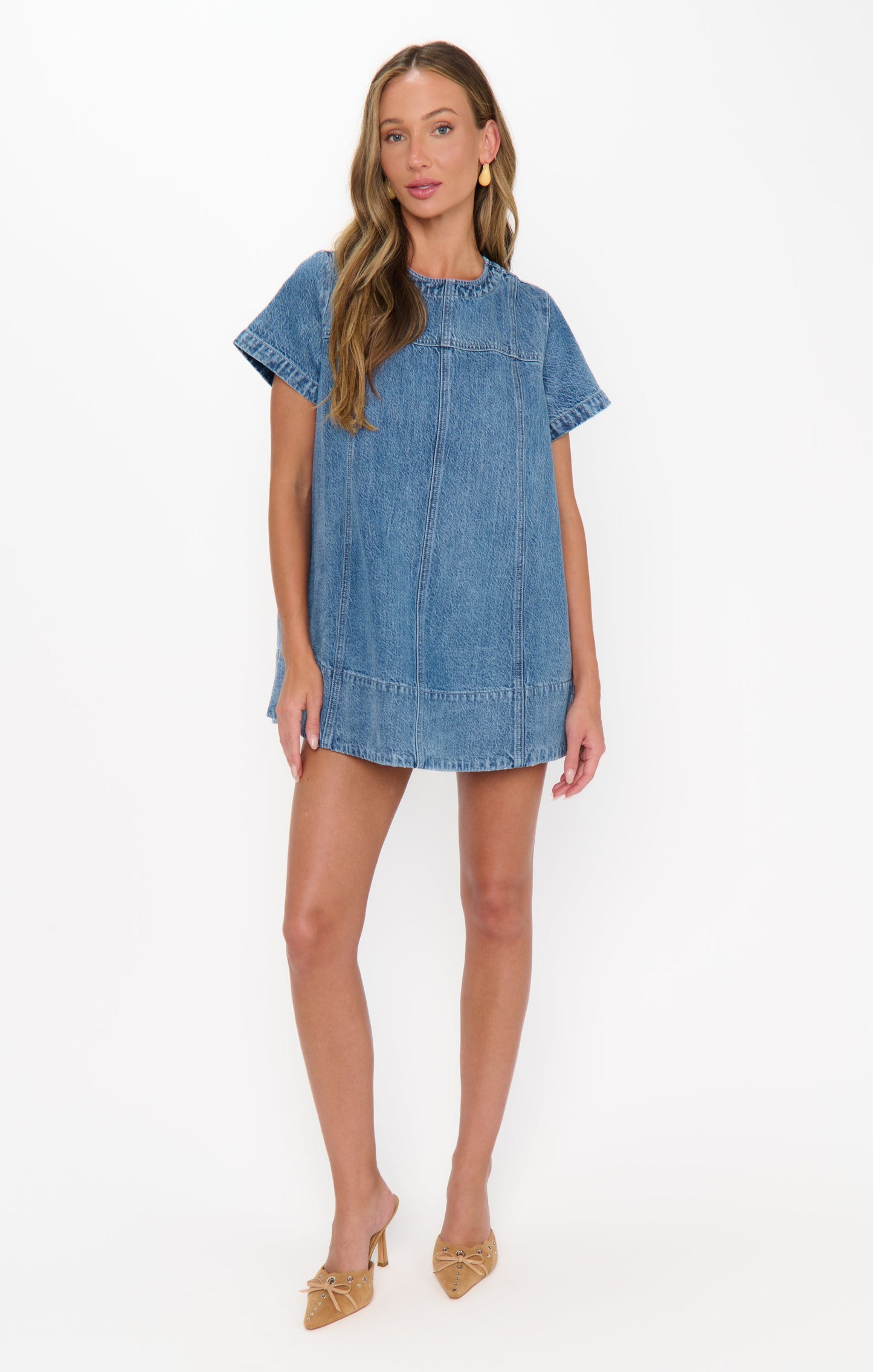 Claremont Dress ~ Stream Indigo