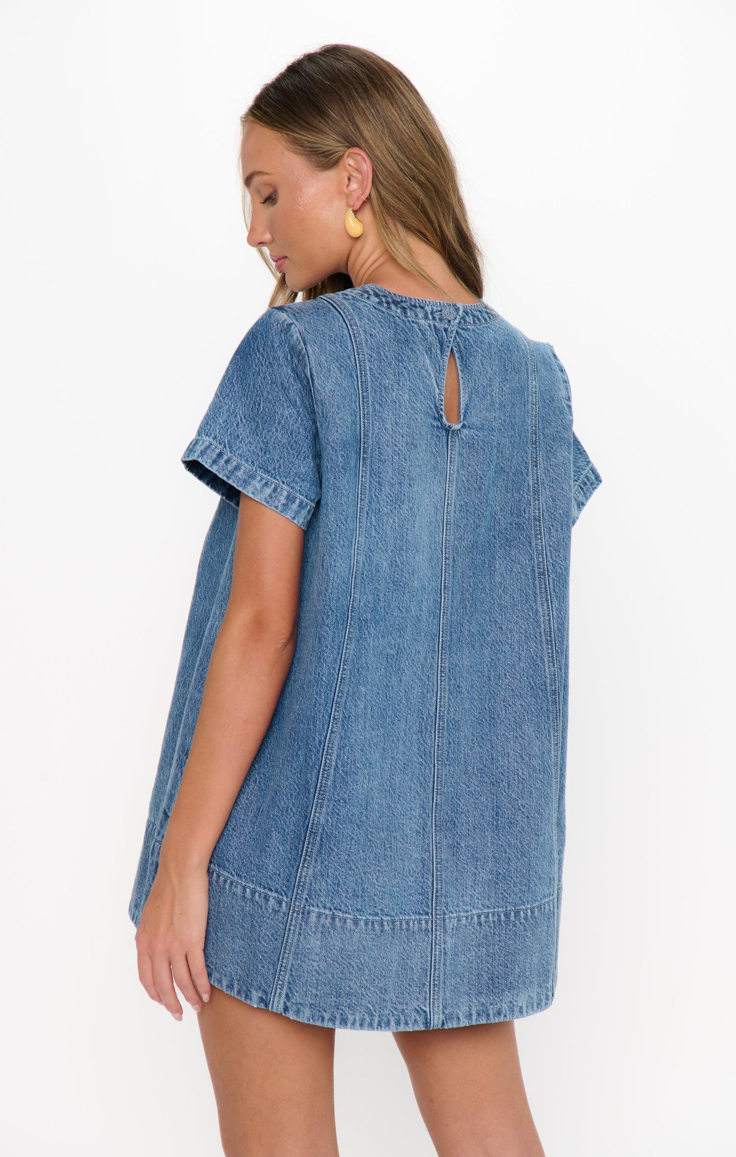 Claremont Dress ~ Stream Indigo