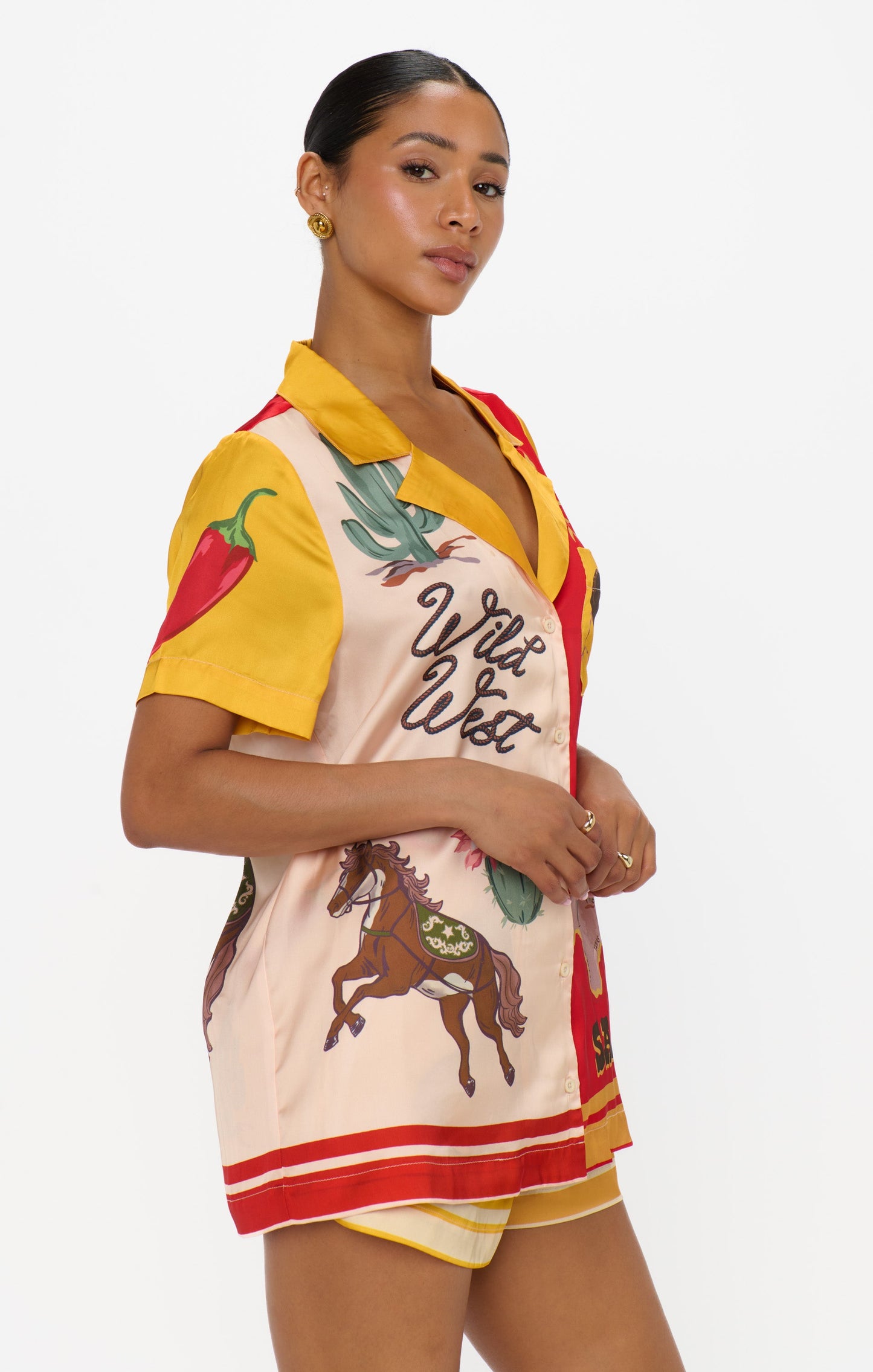 Home and Away PJ Set ~ Lone Star Silky