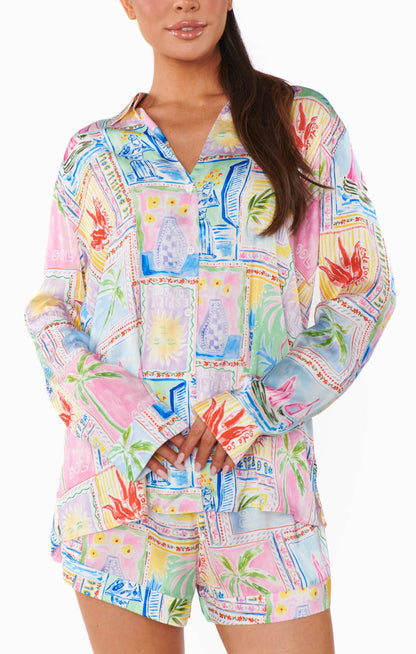 Early Riser PJ Set ~ Soleil Silky