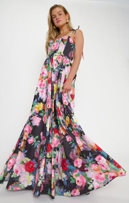 Juliet Maxi Dress ~ Moonlit Garden Gala Taffeta