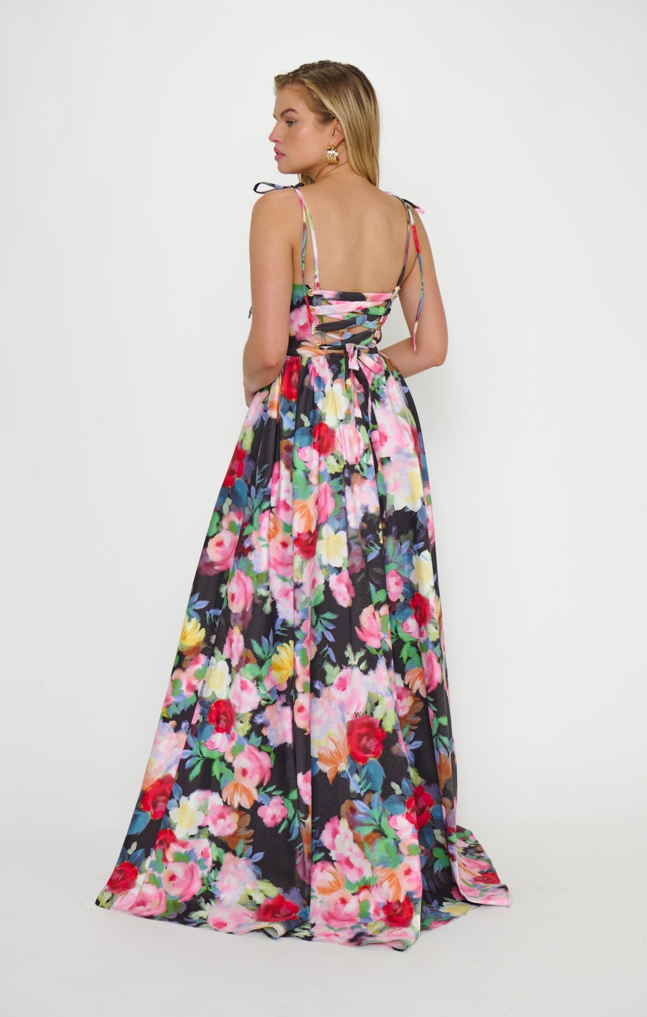 Juliet Maxi Dress ~ Moonlit Garden Gala Taffeta