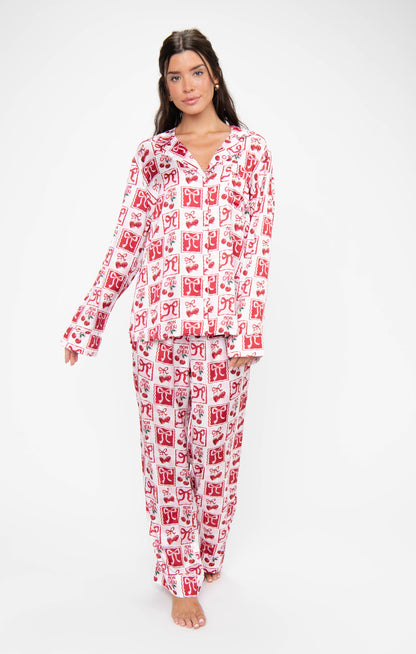 Classic PJ Set ~ Mon Cheri Silky