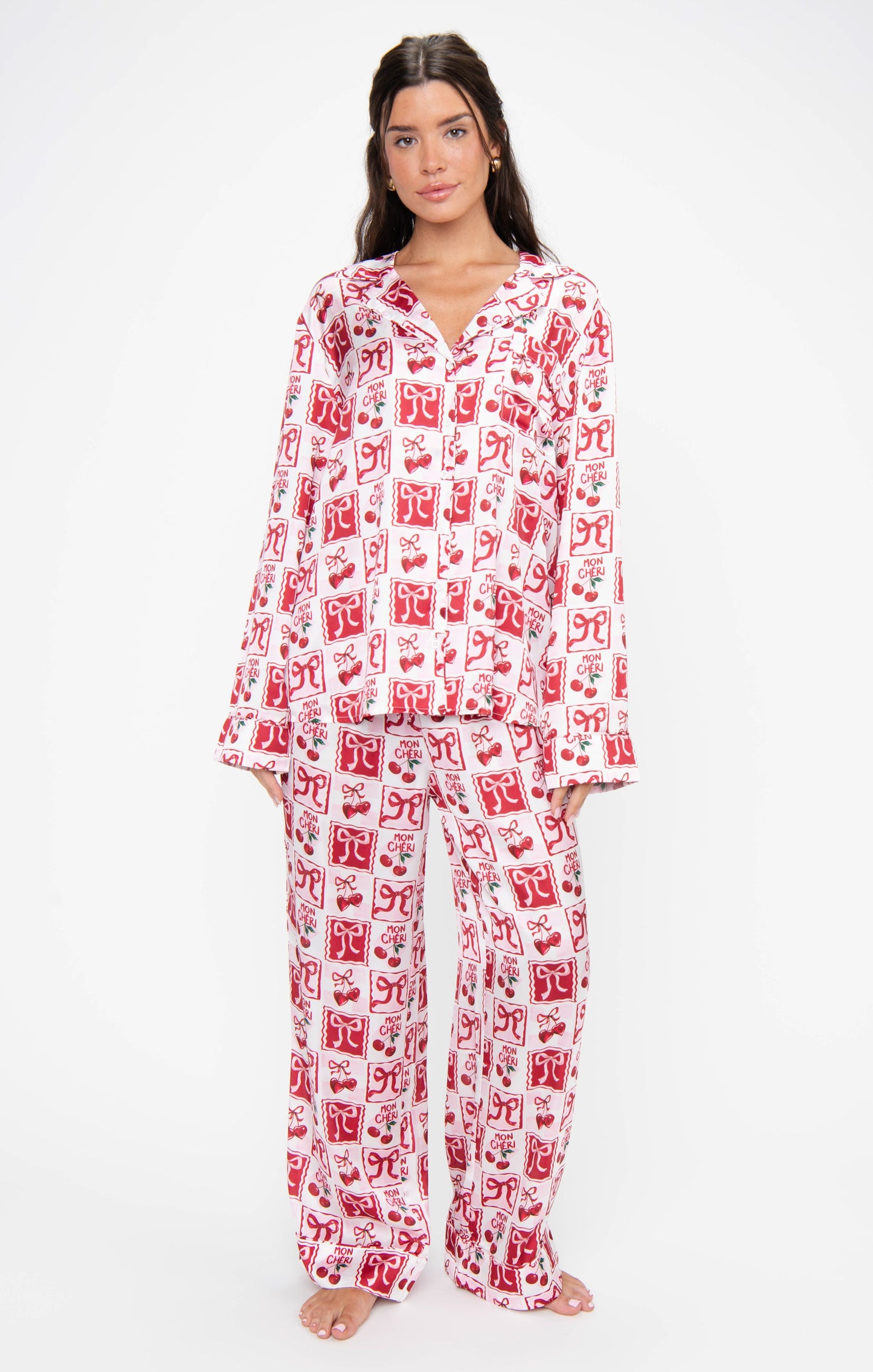 Classic PJ Set ~ Mon Cheri Silky