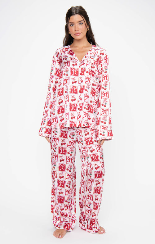 Classic PJ Set ~ Mon Cheri Silky