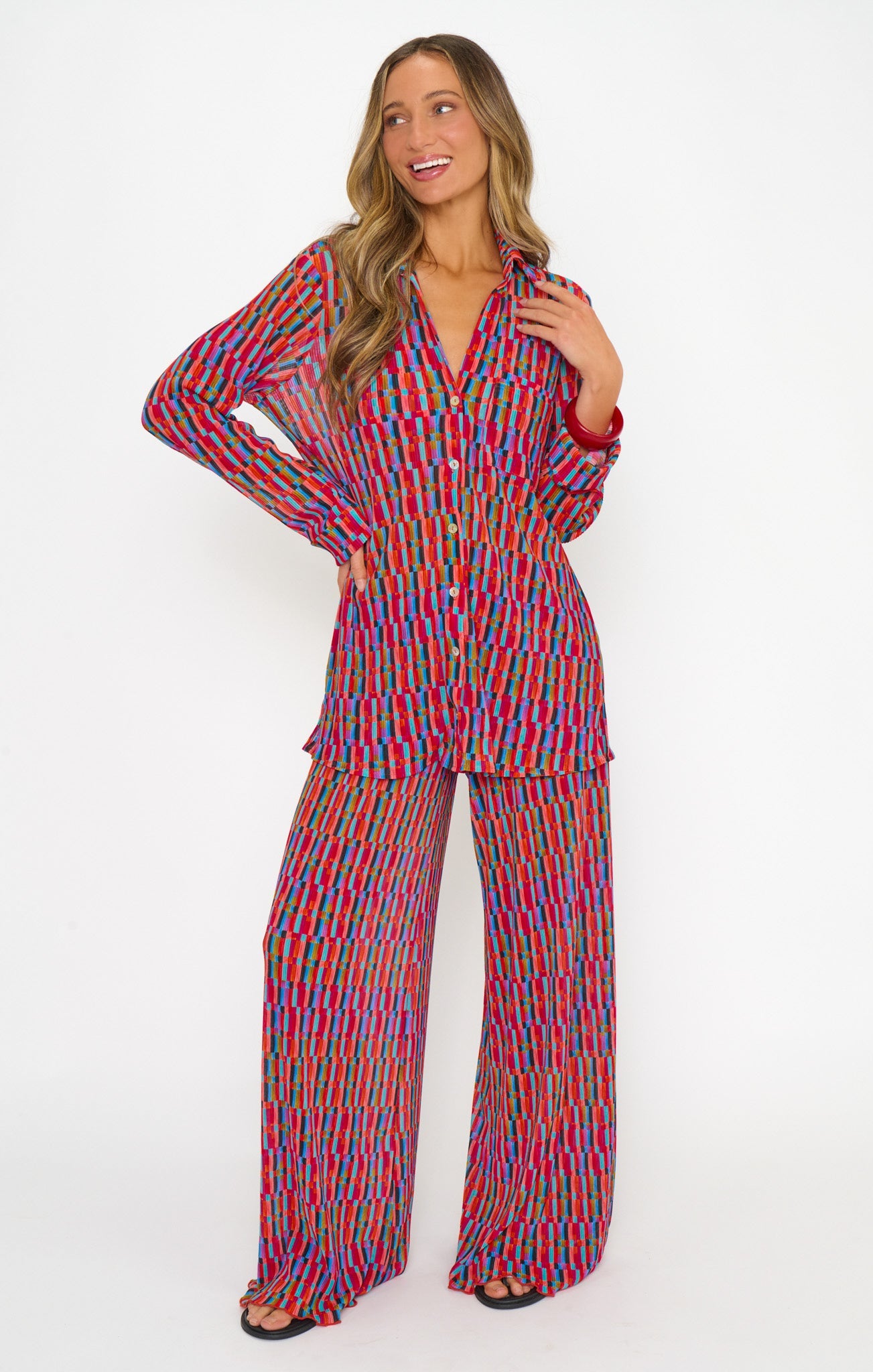 Jet Setter Pants ~ Cabo Crush Geo