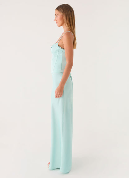 Merritt Maxi Dress - Aqua