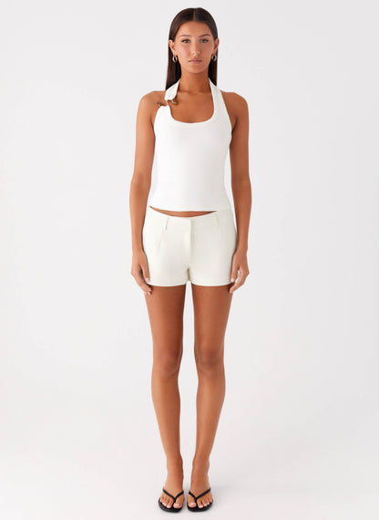 Oslo Mini Shorts - Ivory