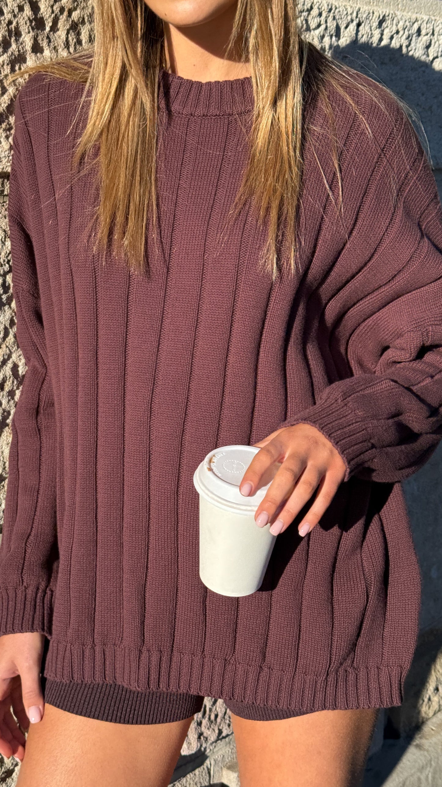 Naiva Oversized Knit - Brown