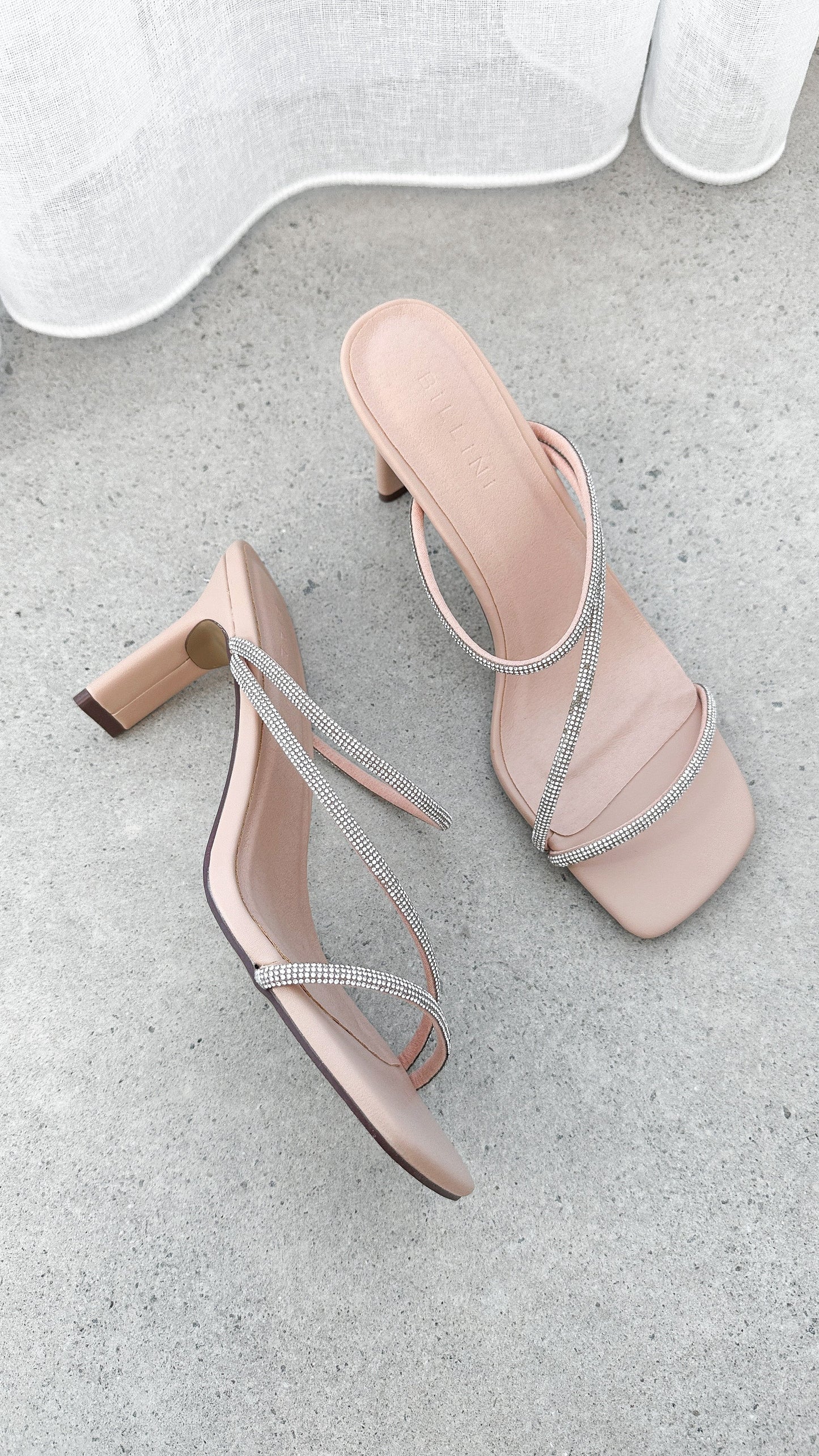 Femi Heel - Nude Diamante